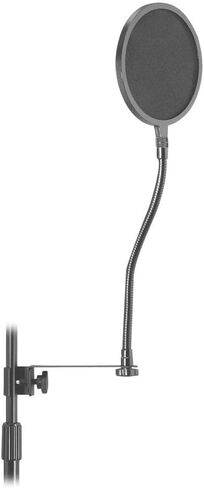 On-Stage ASVS4-B 4" Microphone Pop Filter with Clothes-Pin Style Clip in Kuwait