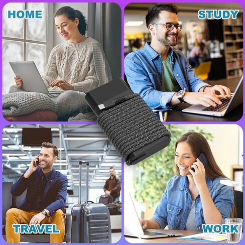 شاحن كمبيوتر محمول USB C 45W 65W لشاحن Dell Latitude 5420 7410 7420 5520 7330 7430 7275 7370 7320 7390 5430 5285 5290 5320 5300 9430، XPS 13، Chromebook، استبدال محول سلك الطاقة من النوع C السريع in Kuwait