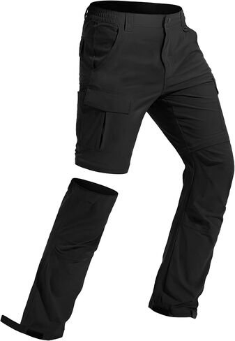 Men's Hiking Convertible Pants Water Resistant Quick Dry Lightweight Zip Off Stretch Outdoor Fishing Pants in Saudi Arabia
