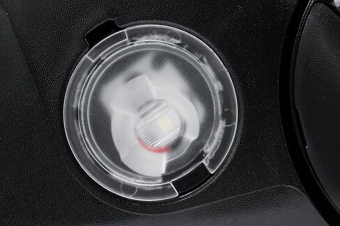 Passenger Right Side Door Mirror Power and Heated Glass with Turn Signal Light and Puddle Light Textured Back Cover Manual Folding for 2009-2014 Ford F-150 in Saudi Arabia
