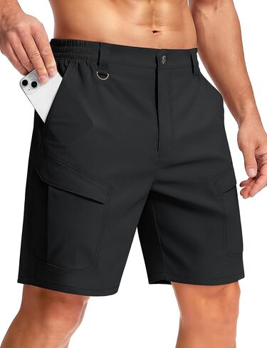 TACVASEN Mens Cargo Hiking Shorts 7" Quick Dry Stretch Tactical Work Shorts for Men Outdoor Casual Summer with 6 Pockets in Saudi Arabia
