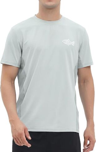 Riverruns Fishing T-Shirt Men’s UPF 50+ Sun Protection Fishing Shirt Short Sleeve Performance Tee #1006 in Saudi Arabia