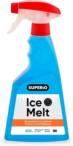 Superio Windshield De-Icer Car Spray Ice Heat Window Defroster 17 Oz. in Kuwait