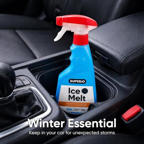 Superio Windshield De-Icer Car Spray Ice Heat Window Defroster 17 Oz. in Kuwait