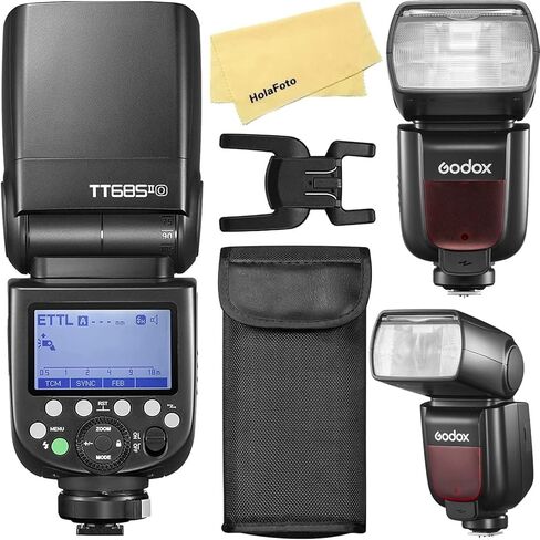 Godox TT685II-O TT685IIO Camera Flash for Olympus Panasonic Camera Flash Speedlight Light, TTL 2.4G GN60 HSS 1/8000S,0.1-2.6s Recycle Time,330 Full Power Pops,TCM Instant Conversion,Quick-Release Lock in Saudi Arabia