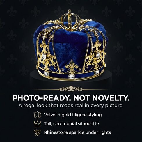 Anderson's Supreme Sovereign Crown, Prom King, Homecoming Court, Wedding, Birthday, Mardi Gras, Renaissance, Theater Prop in Saudi Arabia