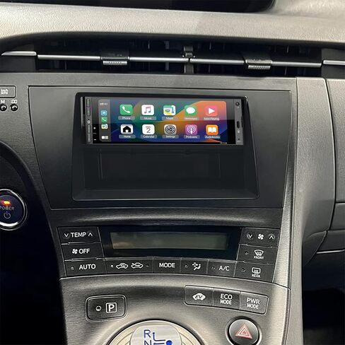 Scosche TA2105B Compatible with 2010-15 Toyota Prius ISO Double DIN & DIN+Pocket Dash Kit Black in Saudi Arabia