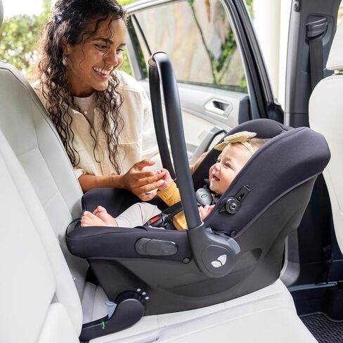 Joie™ Ginger™and Mint Latch™ Travel System – 4-in-1 Travel System with Base-Free Infant Car Seat & Stroller, Built-in Latch for Easy Install and an Included All-Terrain Stroller (Shale Dark) in Saudi Arabia