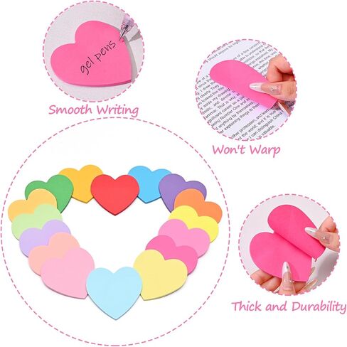 BAYTORY 480 Sheets Round Shape Sticky Notes, 16 Color Bright Colorful Sticky Pad, Cute Self-Stick Note Pads, 30 Sheets/Pad for School Office Home Desk Accessories (Round Shape) in Saudi Arabia