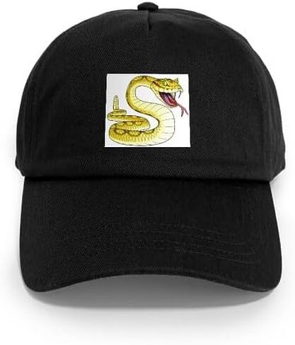 CafePress Rattlesnake الأفعى الوشم الفن كاب قابل للتعديل قبعة بيسبول in Saudi Arabia