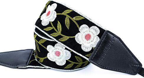 CLOUDMUSIC Camera Strap Jacquard Weave Neck Strap For Girls Men Women Floral (Style 25) in Saudi Arabia