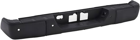 Rear Step Bumper Assembly Compatible with 2014 2015 2016 2017 2018 2019 2020 2021 Toyota Tundra without Park Sensor Holes Steel Black Back Bumper Replacement for TO1103121 in Saudi Arabia