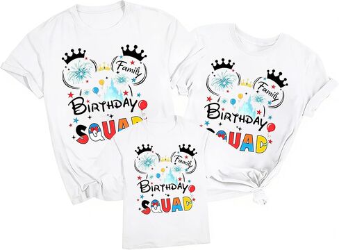 Birthday Family Matching Shirts Magical Birthday Shirt Family Matching Outfits Mom and Mini Cute Summer Trip Tops in Saudi Arabia
