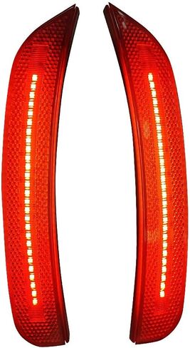 FREEMOTOR802 Compatible With 2015-2023 Dodge Charger Side Marker Lights, Front & Rear LED Side Marker Lights Lamps Red Lens 4PCS 2016 2017 2018 2019 2020 2021 in Saudi Arabia