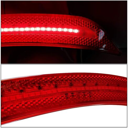 FREEMOTOR802 Compatible With 2015-2023 Dodge Charger Side Marker Lights, Front & Rear LED Side Marker Lights Lamps Red Lens 4PCS 2016 2017 2018 2019 2020 2021 in Saudi Arabia