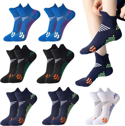 MICBAM 7 Pairs Womens Compression Ankle Socks Running Athletic No Show Socks,Low Cut Casual Socks in Saudi Arabia