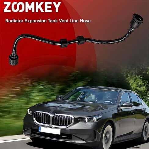 ترقية خرطوم خزان سائل تبريد المحرك الألومنيوم 17128602599 مناسب لـ 2016-2020 BMW 530e، 530e xDrive، 530i، 530i xDrive، 540i، 540i xDrive، 740e xDrive، 740i، 640i xDrive 2017 2018 2019 in Kuwait