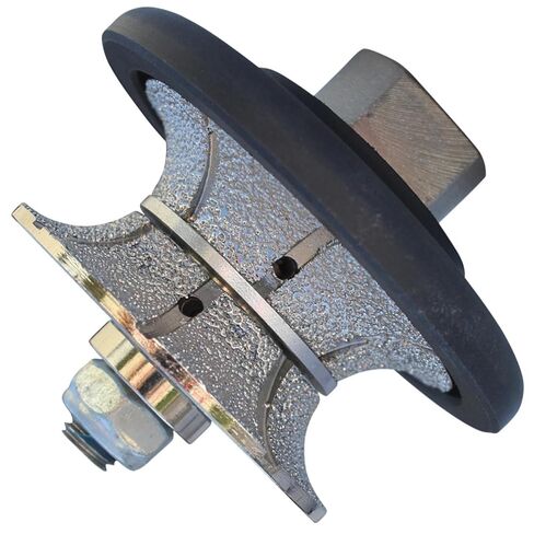 STADEA Diamond Profile Wheel/Profile Grinding Wheel Full Bullnose 20 MM 3/4" high for Grinder Polisher Tile Granite Marble Concrete Shaping/Diamond Profiling in Saudi Arabia