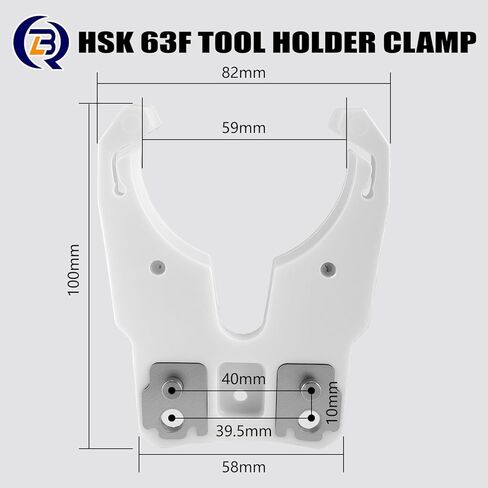 LIBOQIAO HSK 63F أداة حامل المشبك آلة أداة المغزل شوكة آلة الحفر باستخدام الحاسب الآلي التغيير التلقائي مخلب مقبض مخلب حامل in Kuwait