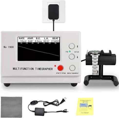 Watch Timegrapher No.1900 Multifunctional Watch Tester, Wristwatch Timing Machine for Watchmaker, Watches Calibration Tool with LCD Screen in Saudi Arabia