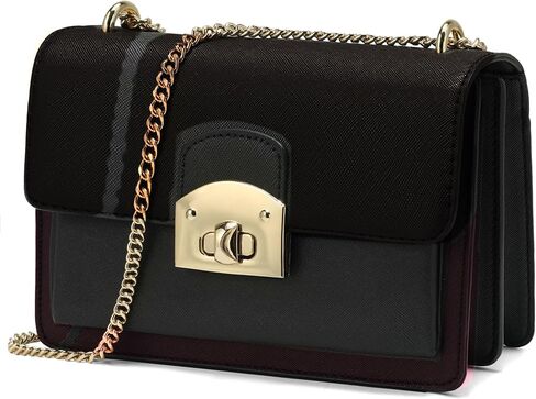 Flap Crossbody Bags for Women Leather Purse Designer Handbags Convertible Chain Shoulder Bag Small Square Bag in Saudi Arabia
