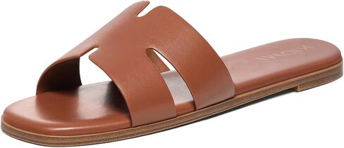 KIDMI Women's Dressy Flat Sandals Fashion Comfortable Slip On Summer Slides in Saudi Arabia