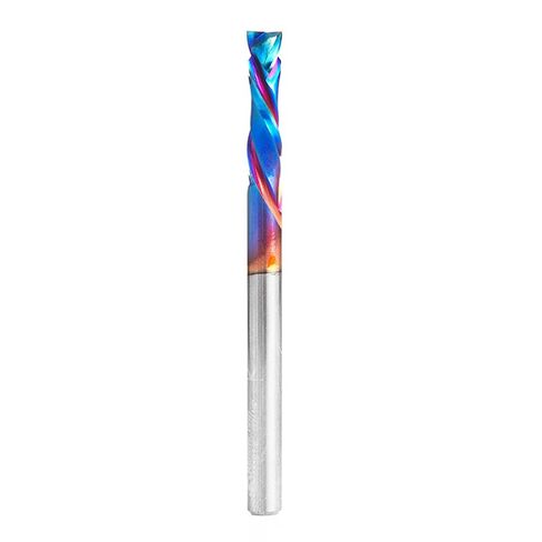 Amana Tool 46181-K CNC SC Spektra Extreme Tool Life Coated Compression Spiral 3/16 D x 1 CH x 3/16 SHK x 2-1/2 Inch Long 2 Flute Router Bit in Saudi Arabia
