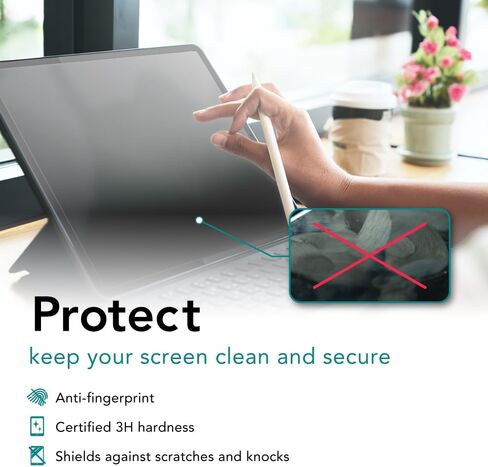 واقي شاشة ورقي من BELLEMOND Blue Light Cut مع iPad Pro 9.7 بوصة (2018/2017) - اكتب وارسم وارسم باستخدام قلم Apple كما لو كنت تستخدمه على الورق - يقلل من إجهاد العين - مضاد للانعكاس - قطعة واحدة in Kuwait