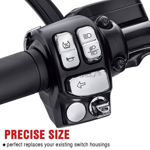 طقم مبيت تبديل المقود مناسب لـ 2014-في وقت لاحق Harley Touring Electra Glide Road Glide Street Glide Road King Tri Glide Freewheeler (كروم) in Kuwait