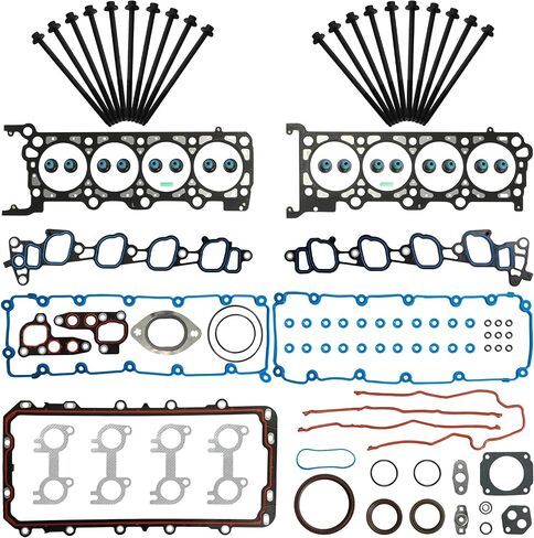 Cylinder Head Gasket Set Full Gasket Set Head Bolts Fit For Ford F-150 Expedition F-250 F-350 Super Duty, E-150 E-250 E-350 Econoline Club Wagon 2V 5.4L 2000-2004,HS9790PT-15, ES72798 in Saudi Arabia
