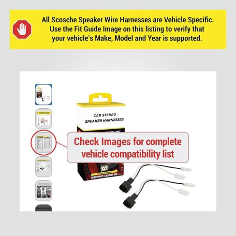 Scosche Speaker Harness for 1999-Up Ford Truck in Saudi Arabia