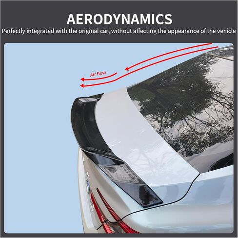 جناح سبويلر خلفي لسيارة Toyota Camry 9th Gen 2024 2025 2026 (R Style) LE XLE SE XSE، جناح سبويلر خلفي، ملحقات خارجية، قطعة واحدة (أسود لامع) in Kuwait