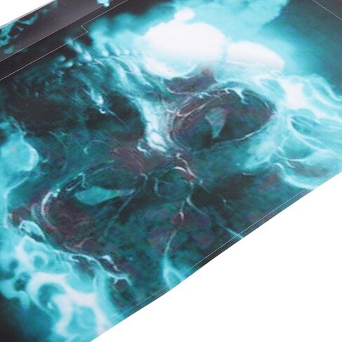 ملصق CALANDIS™ Blue Skull Skin لمجموعة ملصقات وحدة التحكم PS4 PlayStation 4 | ملصقات وملصقات للواجهات | ملحقات ألعاب الفيديو in Kuwait
