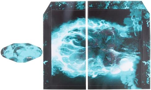 ملصق CALANDIS™ Blue Skull Skin لمجموعة ملصقات وحدة التحكم PS4 PlayStation 4 | ملصقات وملصقات للواجهات | ملحقات ألعاب الفيديو in Kuwait