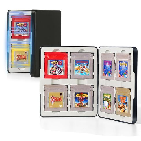 حافظة Phypia المغناطيسية GB متوافقة مع Game Boy، حامل لخراطيش ألعاب 8 جيجابايت/GBC، وفتحات سيليكون ومقاومة للماء، ملحقات صندوق منظم محمول بحجم السفر لهواة الألعاب in Kuwait