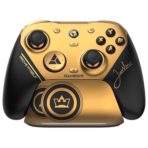 وحدة تحكم الألعاب اللاسلكية GameSir G7 Pro 8K للكمبيوتر الشخصي، معدل الاقتراع 8000 هرتز، عصا التحكم من الجيل الثاني TMR، لوحة ألعاب ذات زمن استجابة منخفض للغاية مع مشغلات تأثير القاعة، وحدة تحكم احترافية للألعاب التنافسية - إصدار Champion in Kuwait