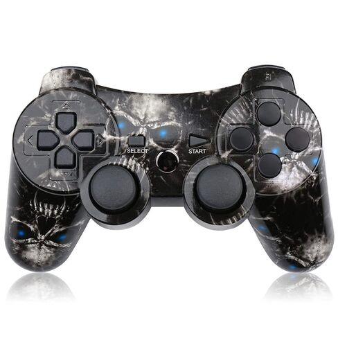 CHENGDAO Controller for PS3 Controller 2 Pack for PlayStation 3 High-Performance Wireless Controller with Double Vibration Motion Control, Flame&Wolf in Saudi Arabia