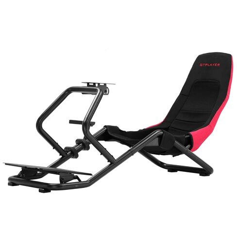 GTPLAYER Sim Racing Cockpit Adjustable for High Performance Racing Simulator Cockpit, Compatible with All Steering Wheels & Pedals on The Market, Supports PC & Console, Black in Saudi Arabia