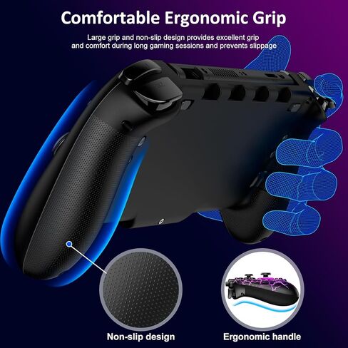 وحدات تحكم التبديل LIFUFUTEE، استبدال وحدة التحكم اللاسلكية Switch Pro لجهاز تحكم Nintendo Switch / OLED، وحدة تحكم Joypad من قطعة واحدة ذات تأثير القاعة مع اهتزاز قابل للبرمجة / مزدوج / توربو / تنبيه in Kuwait