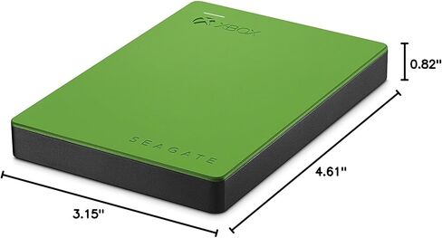 محرك ألعاب Seagate لجهاز Xbox Green محرك الأقراص الصلبة الخارجي Xbox One و360 USB 3.0 (متجدد)، السعة: 4.000 جيجابايت (4 تيرابايت) in Kuwait