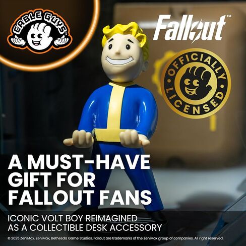 حامل وحدة التحكم Cableguys Fallout Vault Boy وحامل الهاتف - ملحقات إعداد الألعاب للمكتب وغرفة الألعاب، حامل وحدة التحكم المتوافق مع أجهزة Xbox وPlayStation ومعظم وحدات التحكم في الألعاب القياسية in Kuwait