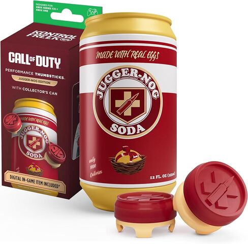 KontrolFreek Call of Duty Jugger-Nog Performance Thumbsticks | لوحدة تحكم Xbox One (XB1) وXbox Series X (XBX) | الأحمر والكريم in Kuwait