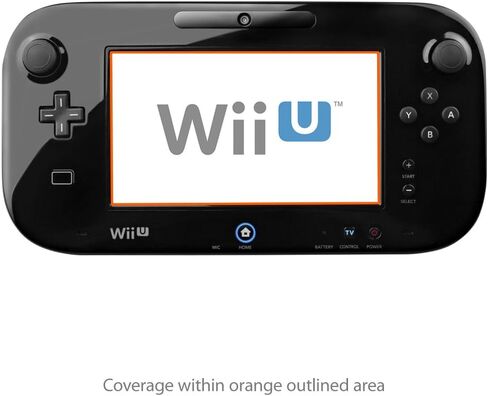 واقي شاشة BoxWave متوافق مع لوحة ألعاب Nintendo Wii U - ClearTouch Crystal (عبوتان)، غلاف فيلم HD - واقي من الخدوش in Kuwait