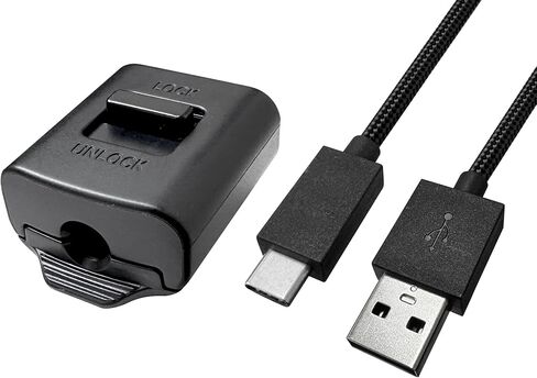 كابل USB-C بديل ومجموعة موصل القفل لجهاز PS5 لوحدة التحكم DualSense Edge، سلك كاميرا شحن مجدول 9.2FT مع قفل مضاد للفصل، مجموعة ألعاب سلكية كاملة in Kuwait
