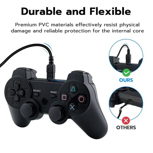 كابل USB صغير بطول 10 أقدام من Mcbazel لشاحن وحدة تحكم PS3، سلك شحن USB 2.0 إلى Mini B، نقل البيانات متوافق مع Playstation 3، TI-84 Plus CE، GoPro Hero 3+، Garmin GPS، الكاميرات، مشغل MP3 in Kuwait