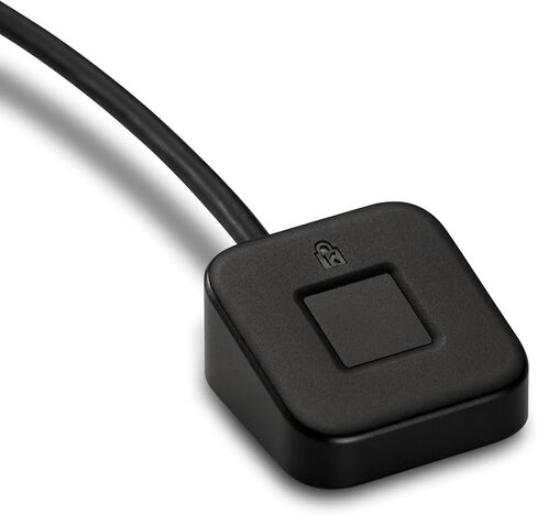Kensington Upgraded VeriMark Desktop 2.0 USB Fingerprint Reader Supports USB-C and USB-A - Windows Hello with ESS, Windows 11 Fingerprint Scanner for PC, FIDO U2F, FIDO2, TAA Compliant (K64741WW) in Kuwait