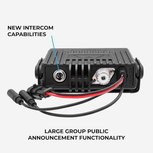 Midland MXT115P PRO MicroMobile GMRS Two-Way Radio – 15-Watt Mobile Radio with IP67 Waterproof Design, NOAA Weather Radio, Intercom & PA Capability, Magnetic Mount Antenna, Vehicle GMRS Radio in Kuwait