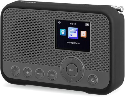Sangean WFR-39 FM-RBDS/راديو إنترنت مع اتصال سبوتيفي، راديو رقمي محمول قابل لإعادة الشحن للتحكم بالموسيقى (متجدد) in Kuwait