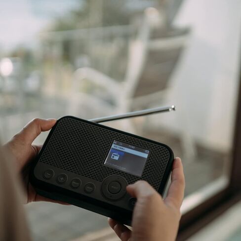 Sangean WFR-39 FM-RBDS/راديو إنترنت مع اتصال سبوتيفي، راديو رقمي محمول قابل لإعادة الشحن للتحكم بالموسيقى (متجدد) in Kuwait