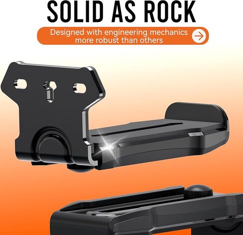 Soundbar Wall Mount, Heavy Duty Construction Holds 38 lbs, Depth Adjustable 3.8"-6.5", Universal Sound Bar Mount Under TV for Samsung, Bose, Sony, LG, Vizio, JBL, Sonos & More, Black in Kuwait